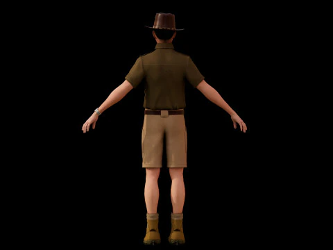 Ranger Cowboy 3D Model
