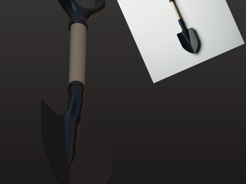 Of Cutting Shovel 3D Модель