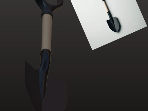 Of Cutting Shovel 3D Model