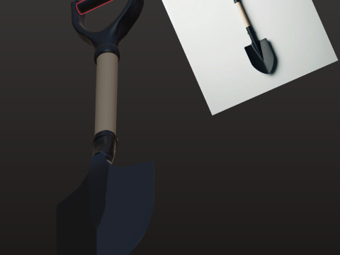 Of Cutting Shovel 3D Модель