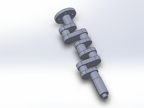Crank Shaft Modelo 3D