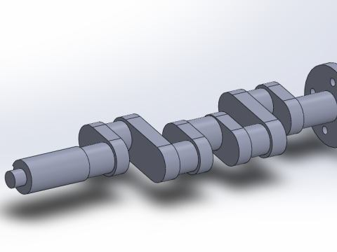 Crank Shaft 3D Модель