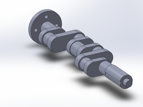 Crank Shaft 3D Модель