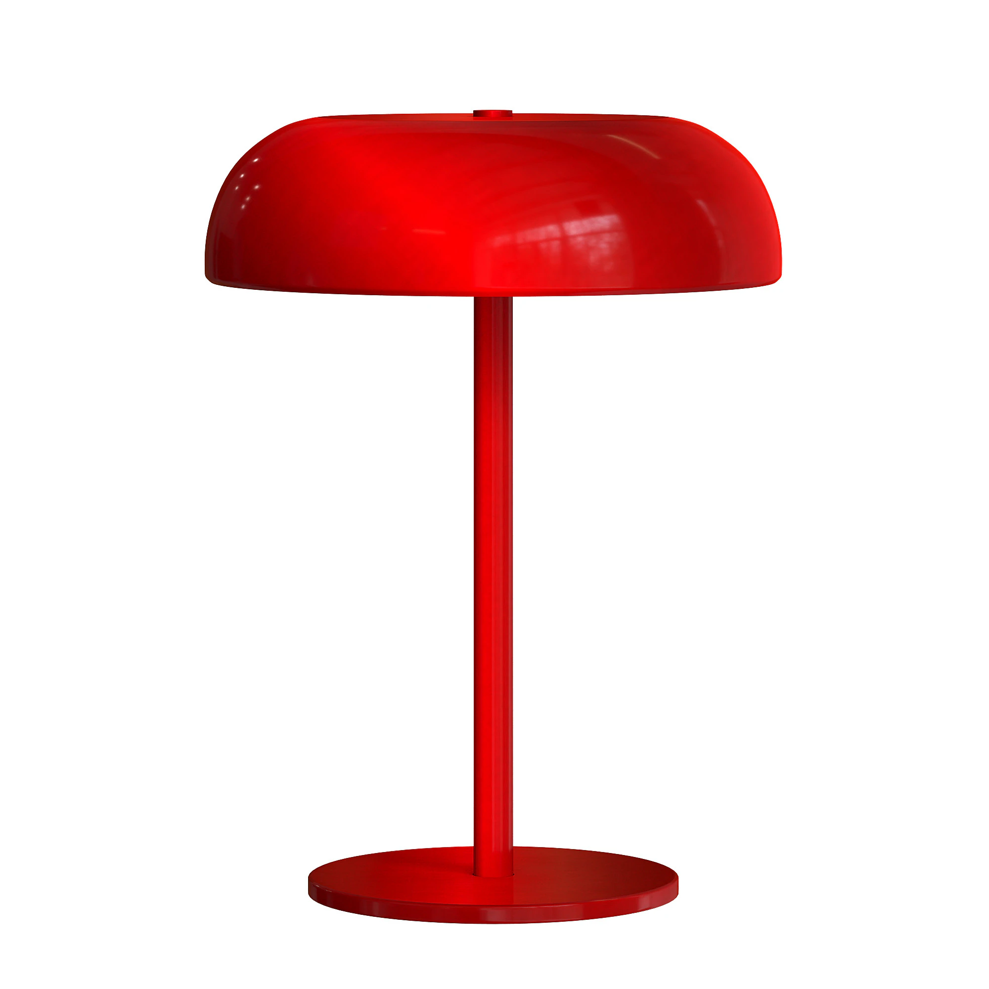 Monochrome touch table lamp 3D Model .c4d .max .obj .3ds .fbx .stl .blend 
