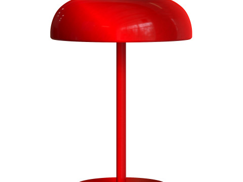 Monochrome touch table lamp 3D 모델