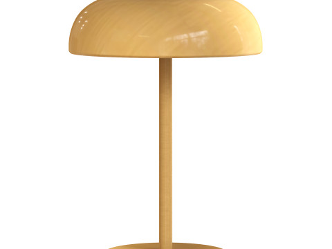 Monochrome touch table lamp 3D Model