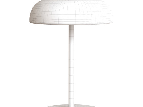 Monochrome touch table lamp 3D Model