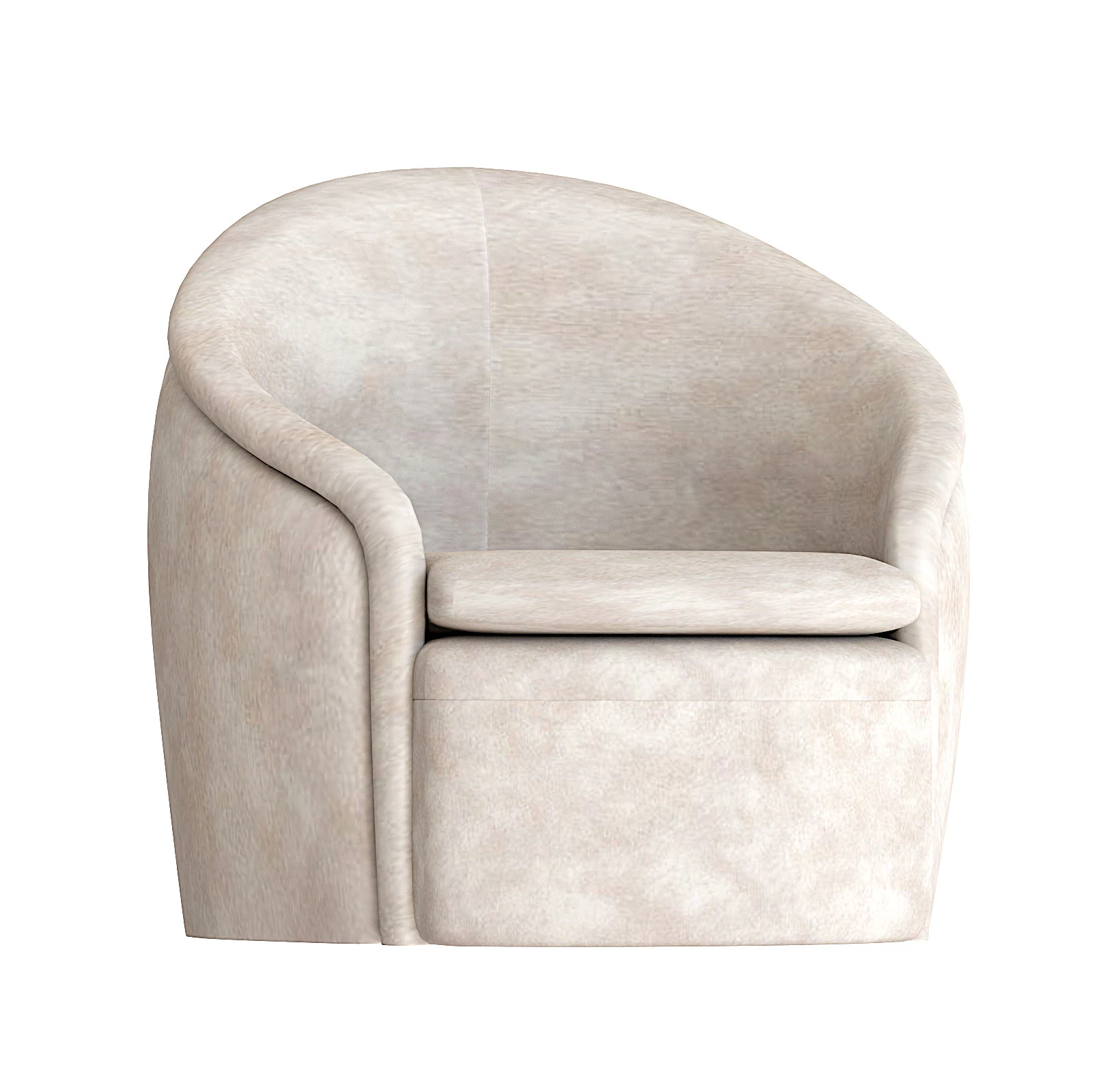 Oberon Swivel armchair 3D Model .c4d .max .obj .3ds .fbx .stl .blend 