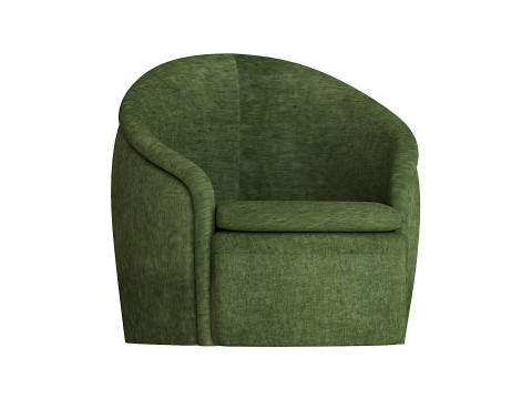 Oberon Swivel armchair 3D Model