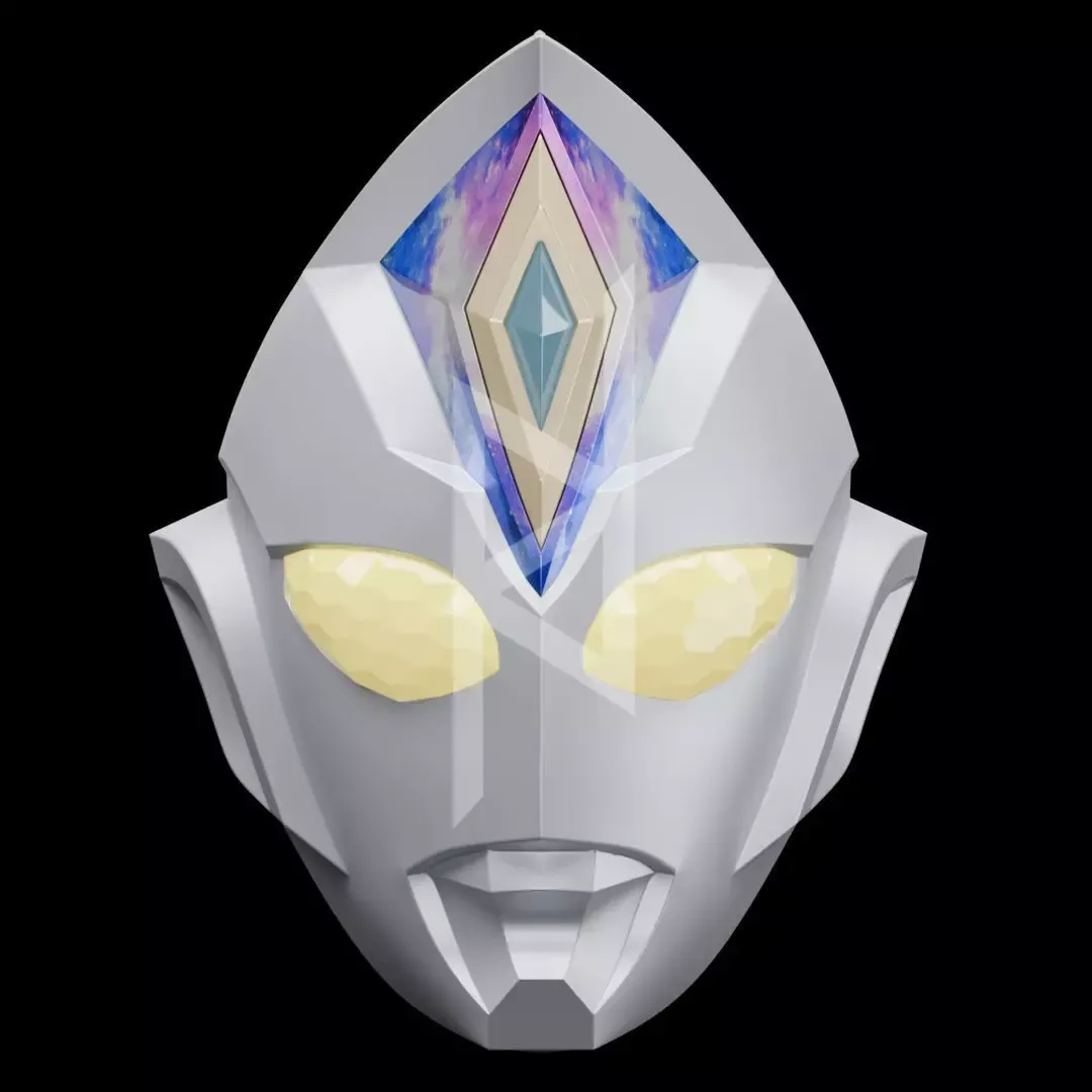 ウルトラマンデッカー フラッシュヘルメット 3Dモデル .c4d .max .obj .3ds .fbx .stl .blend