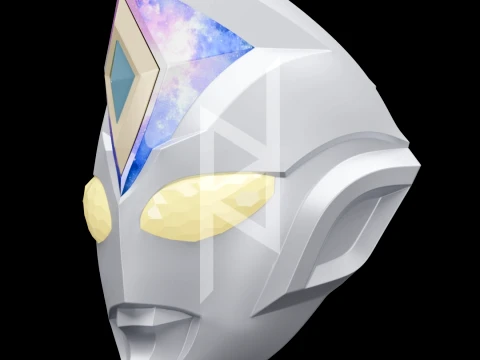 ウルトラマンデッカー フラッシュヘルメット 3Dモデル