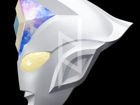 ウルトラマンデッカー フラッシュヘルメット 3Dモデル