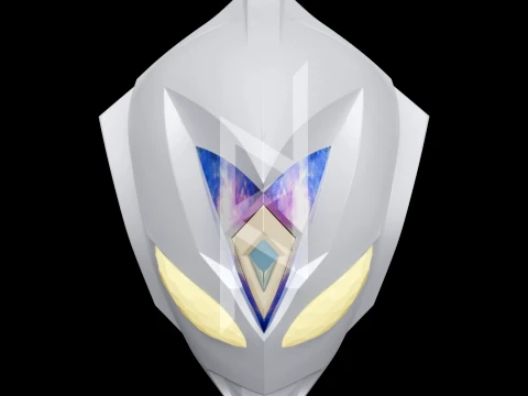 ウルトラマンデッカー フラッシュヘルメット 3Dモデル