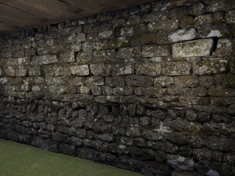 Medieval Two Storey Village House with Barn 3D 모델