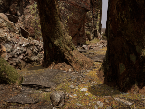 Fantasy Village House in the Dark Forest 3D 模型