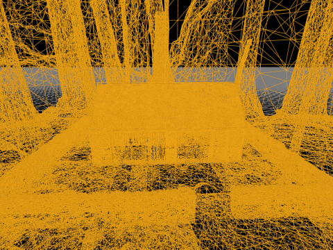 Fantasy Village House in the Dark Forest 3D 模型