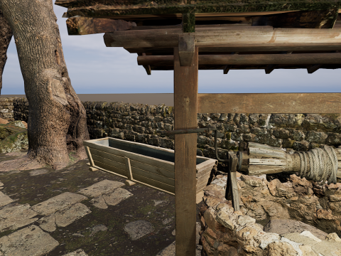 Nordic Cozy Village Farm Highly Detailed 3D Model