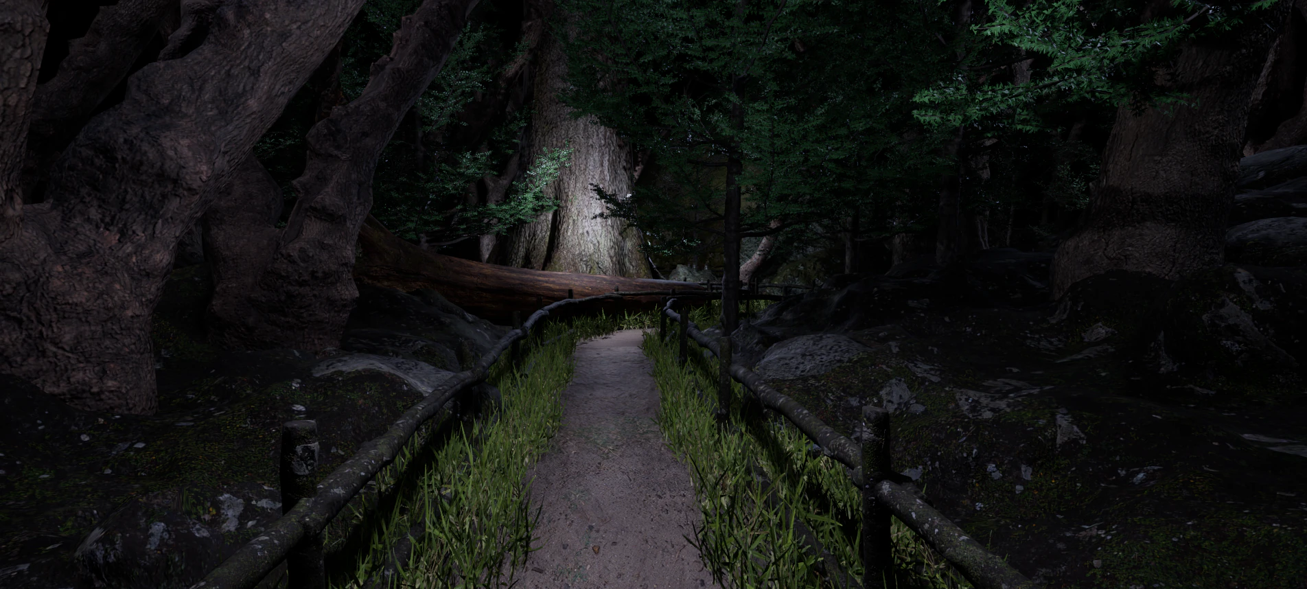 Horror Forest and Graveyard 3D Model .c4d .max .obj .3ds .fbx .stl .blend 