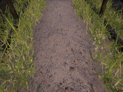 Horror Forest and Graveyard 3Dモデル