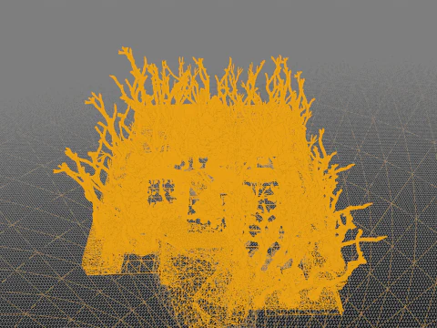 Horror Forest and Graveyard 3D Model