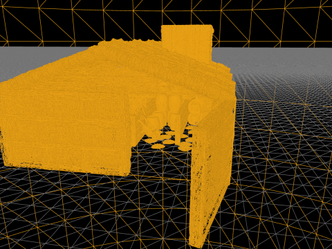 Horse Barn Exterior and Interior Modello 3D