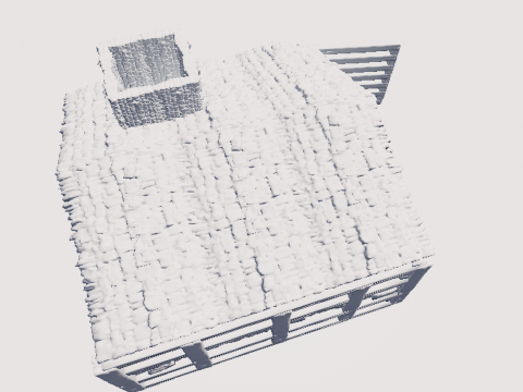 Horse Barn Exterior and Interior Modello 3D