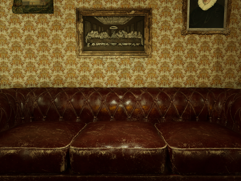 Victorian Room Highly Detailed 3D मॉडल