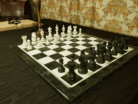 Victorian Room Highly Detailed 3D Model