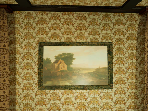 Victorian Room Highly Detailed 3D Model