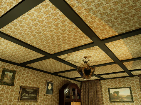 Victorian Room Highly Detailed 3D Model