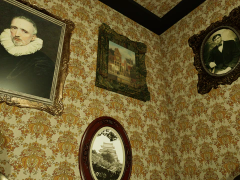 Victorian Room Highly Detailed 3D Model