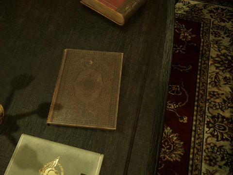 Victorian Living Room Highly Detailed 3D Model