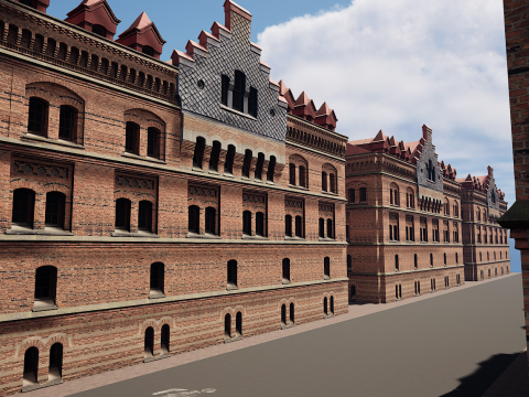 Big Building Apartment Design 3D Model