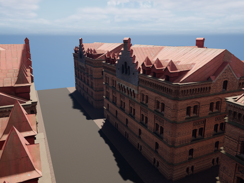 Big Building Apartment Design 3D Model