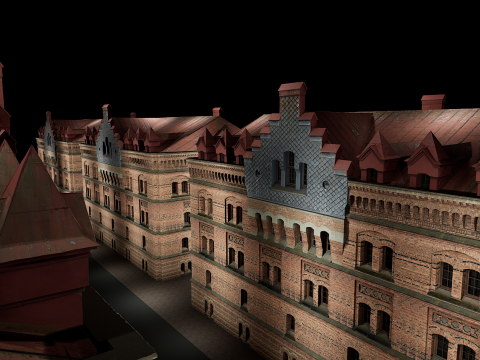 Big Building Apartment Design 3D Model