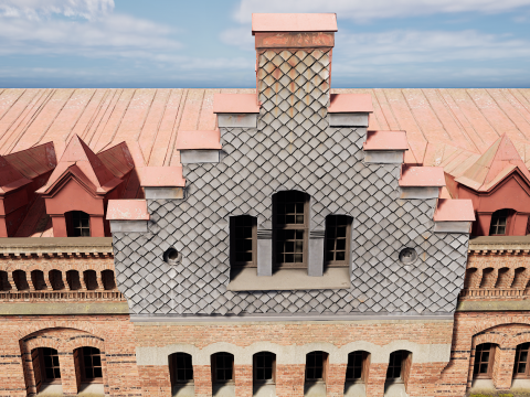 Big Building Apartment Design 3D Model