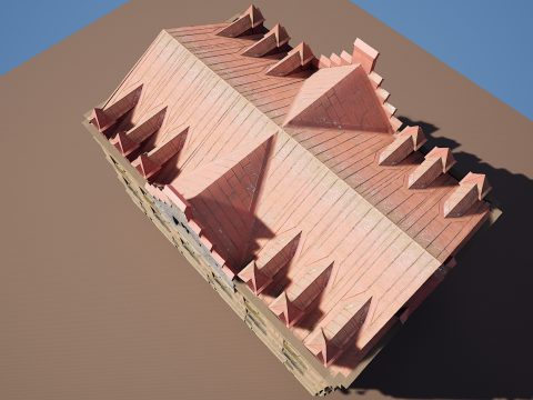 Big Building Apartment Design 3D Model