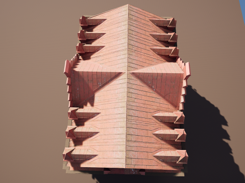 Big Building Apartment Design 3D Model