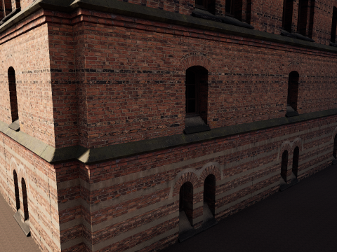 Big Building Apartment Design 3D Model