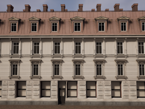 Mega Modular Apartment Building Modelo 3D