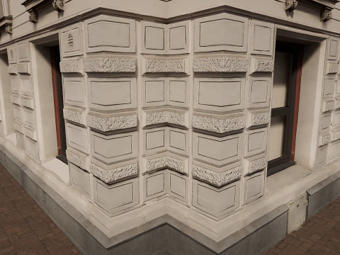 Mega edificio de apartamentos modulares Modelo 3D