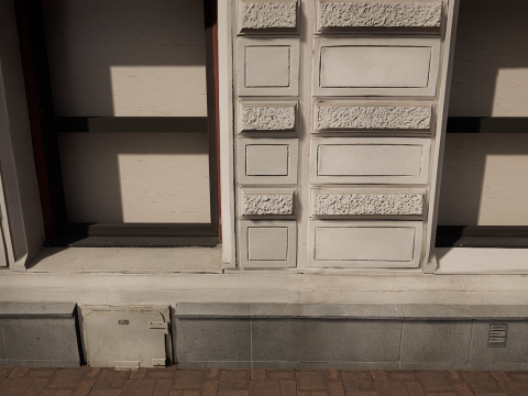 Mega Modular Apartment Building Model 3D