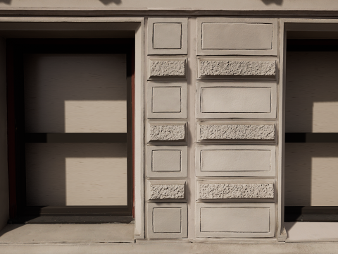 Mega Modular Apartment Building Model 3D