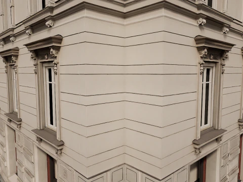 Mega edificio de apartamentos modulares Modelo 3D