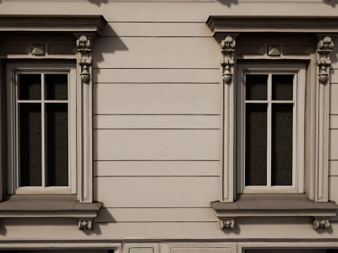 Mega edificio de apartamentos modulares Modelo 3D