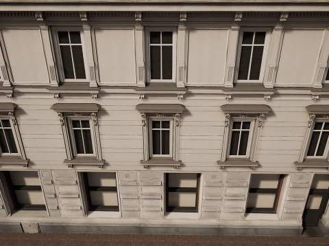 Mega edificio de apartamentos modulares Modelo 3D