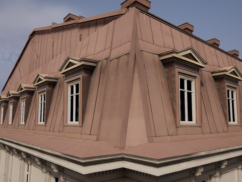 Mega Modular Apartment Building Model 3D