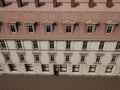 Mega edificio de apartamentos modulares Modelo 3D