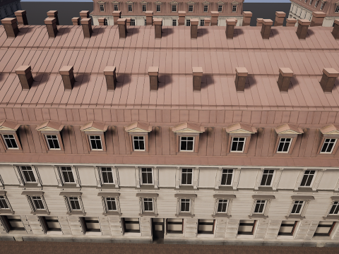 Mega Modular Apartment Building Model 3D