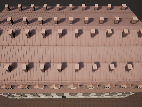 Mega Modular Apartment Building Model 3D